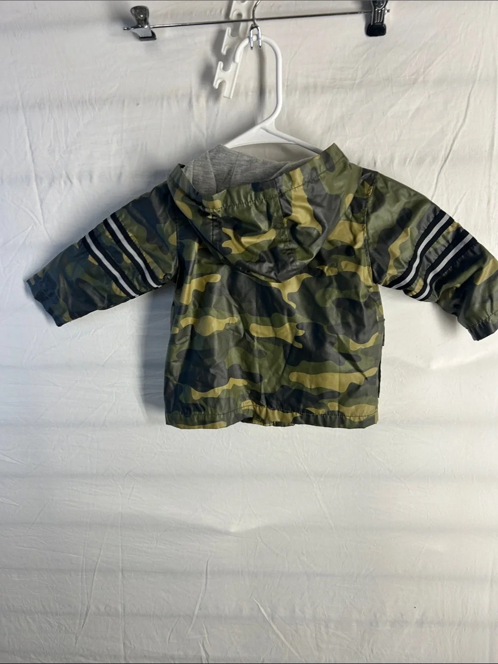 Old Navy Toddlers' Gray Hooded Camo Jacket